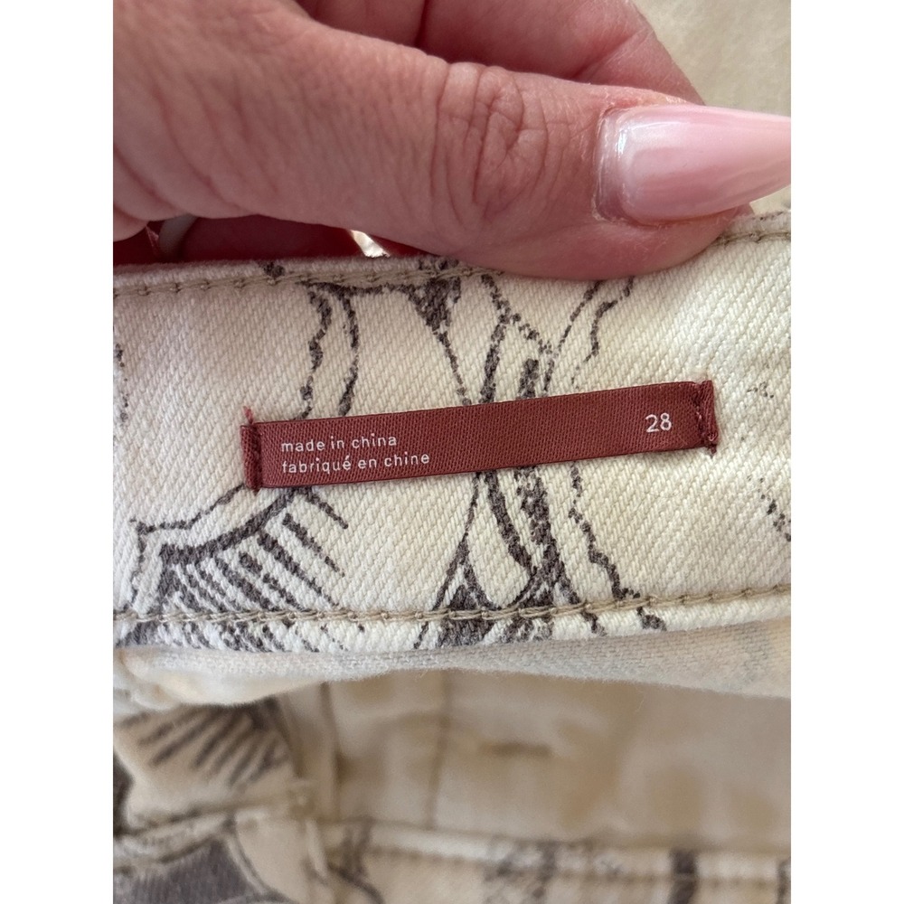 Pilcro Anthropologie‎ High Rise Dolphin Hem Floral Printed Shorts Size 28 - Picture 9 of 10